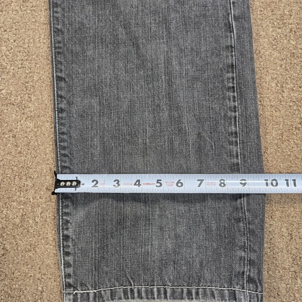 Vintage Levi's 569 Jeans Mens 34x30 Gray Loose Straight‎ Flap Pocket Y2K Skater